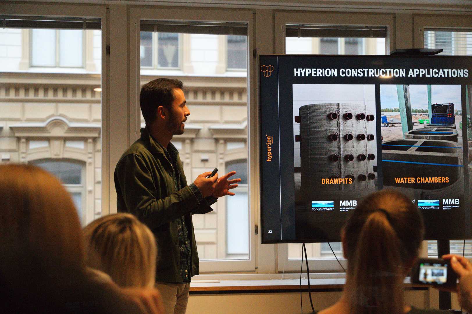 Henry Unterreiner speaking at InfraX Episode 1
